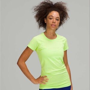 lululemon athletica Swift Tech 2.0 neon yellow/green Short Sleeve Tee